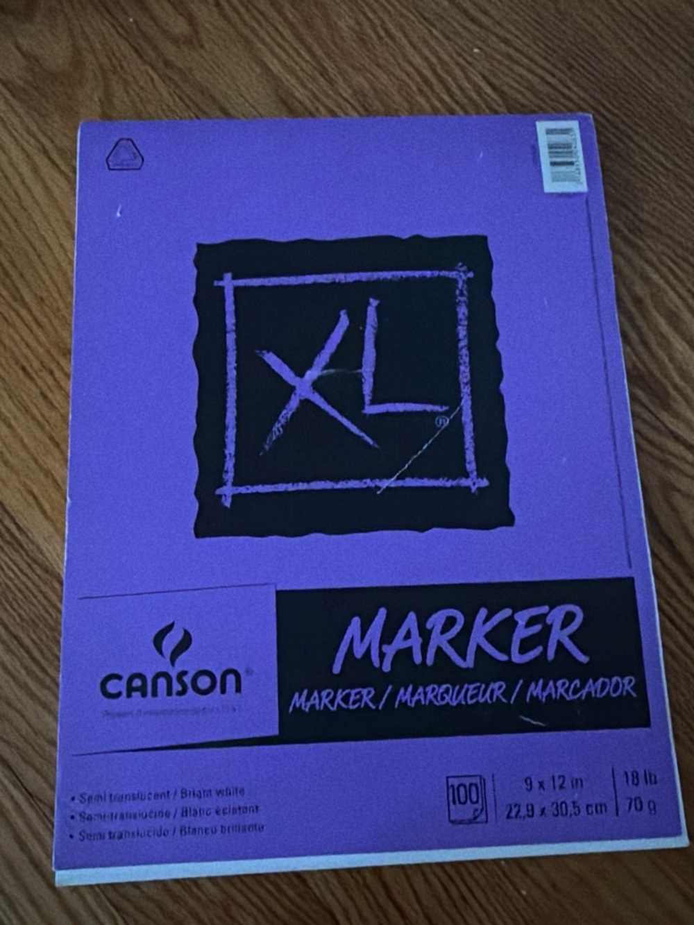 Canson XL Marker Pad - Purple Cover